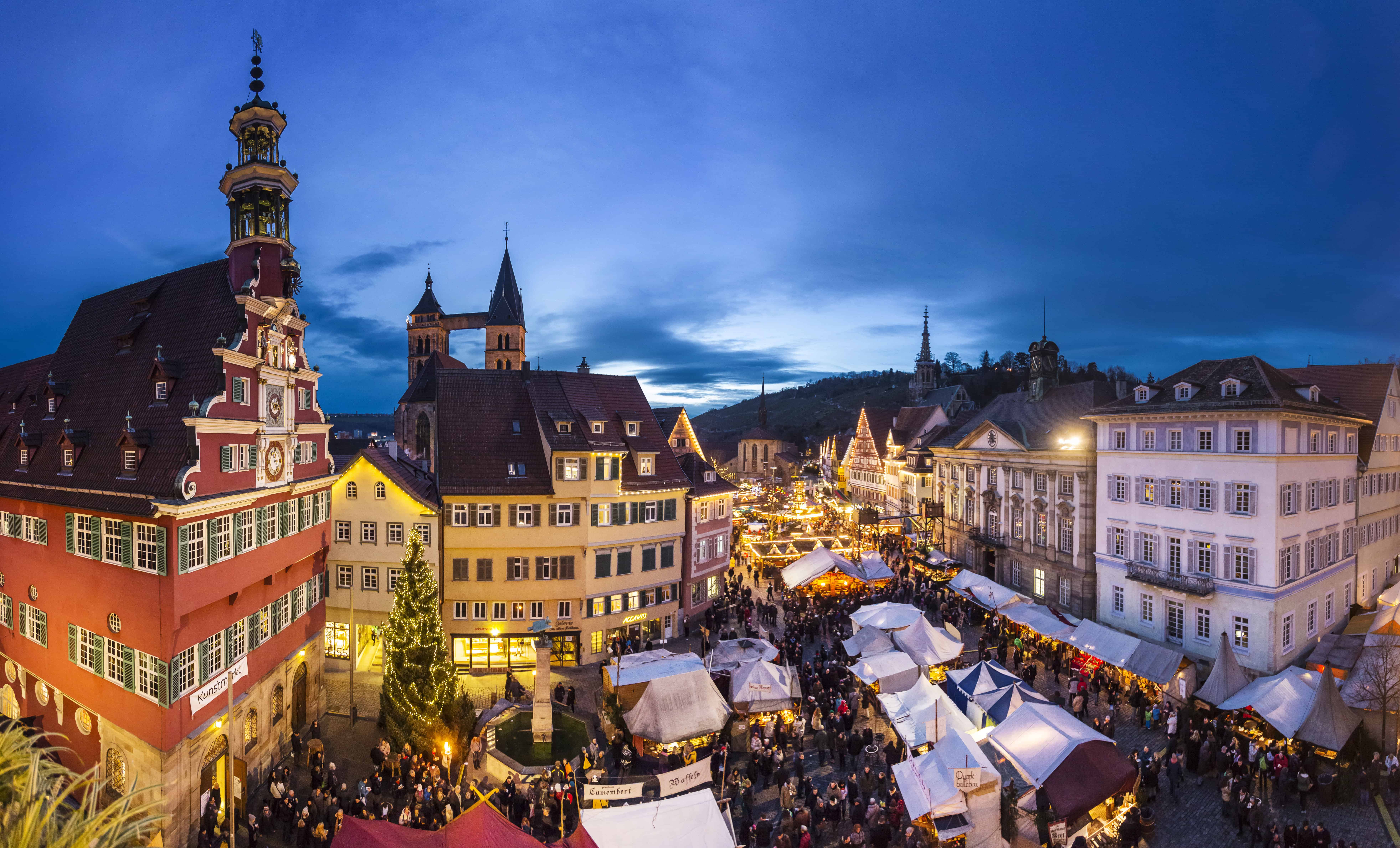 Mittelalterlicher Glanz auf dem Weihnachtsmarkt in Esslingen