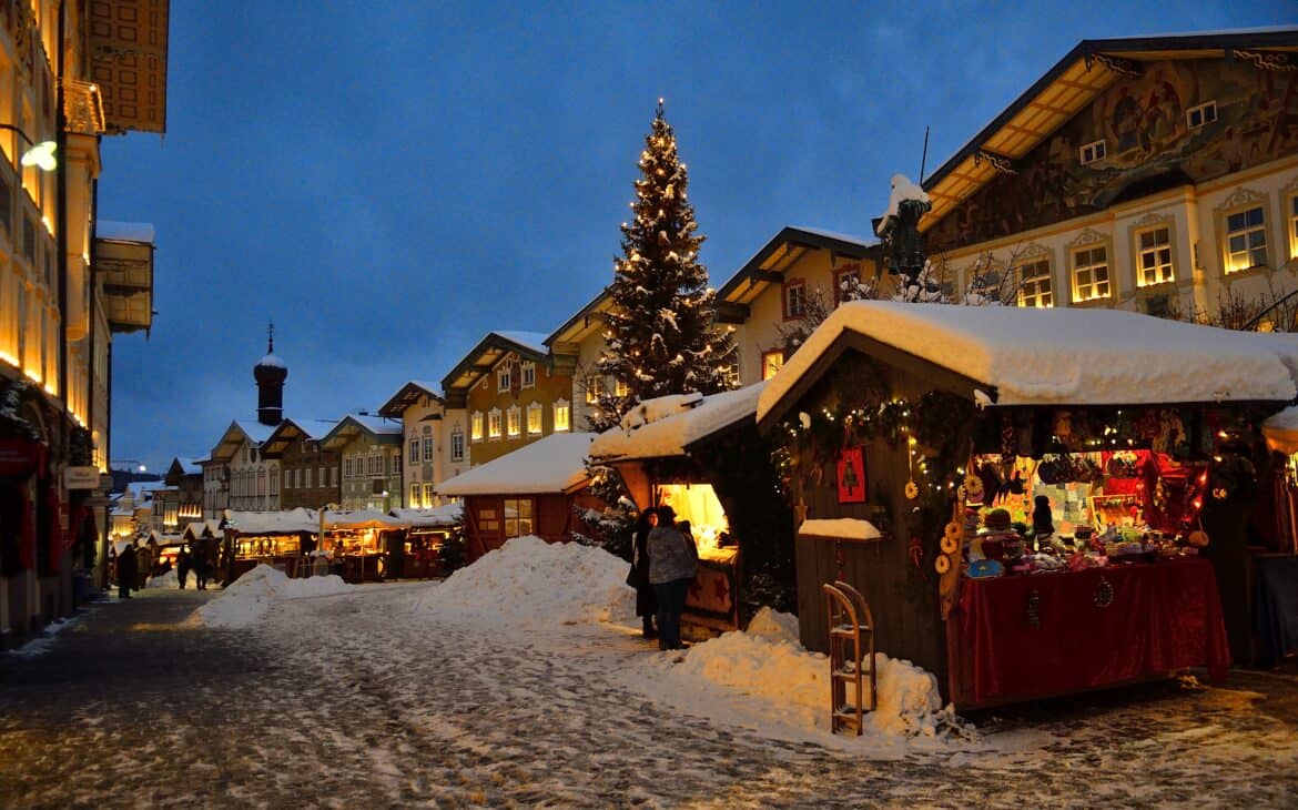 Winterliche Stimmung auf dem Weihnachtsmarkt