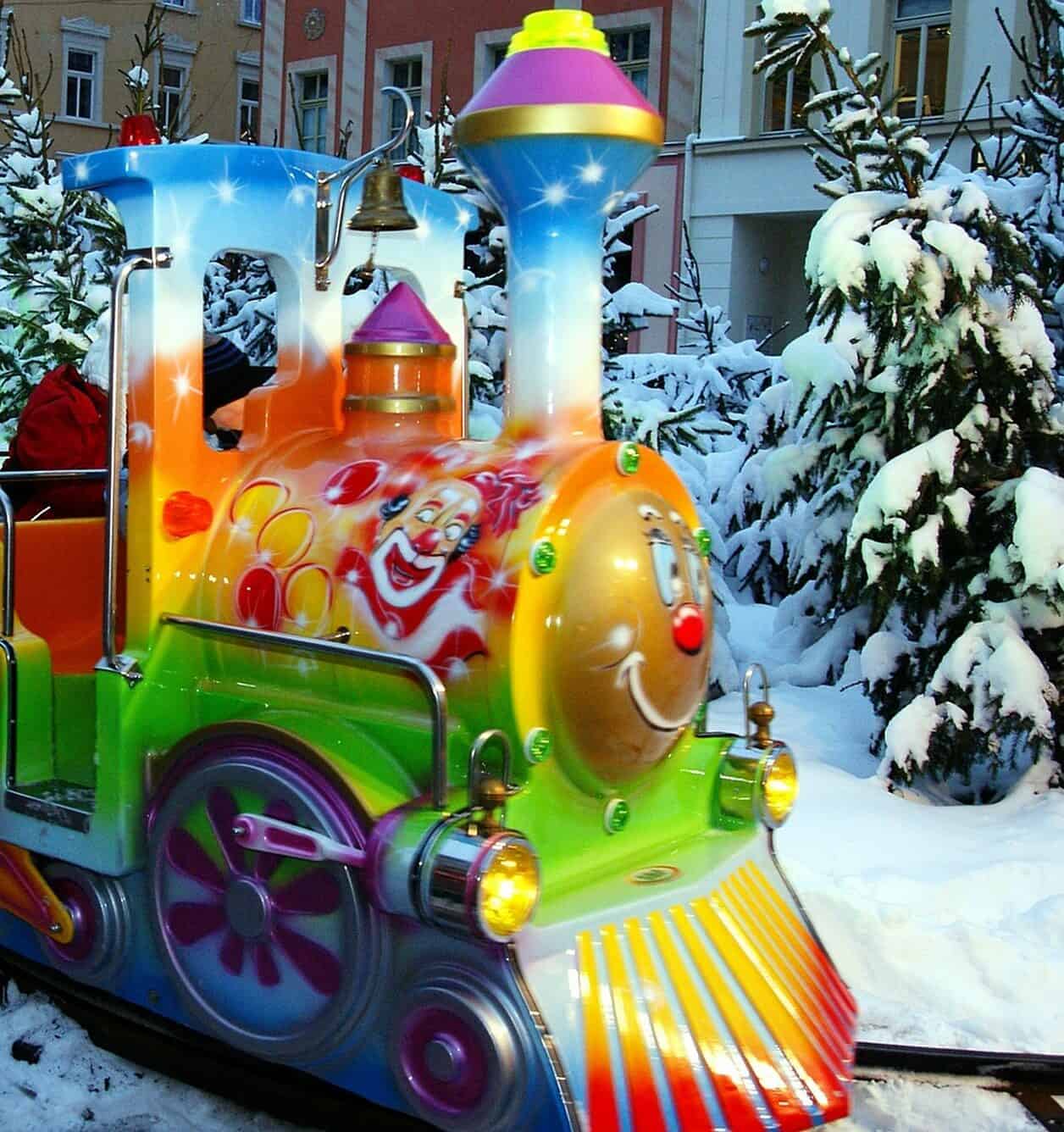 Bimmelbahn auf dem Weihnachtsmarkt Altenburg