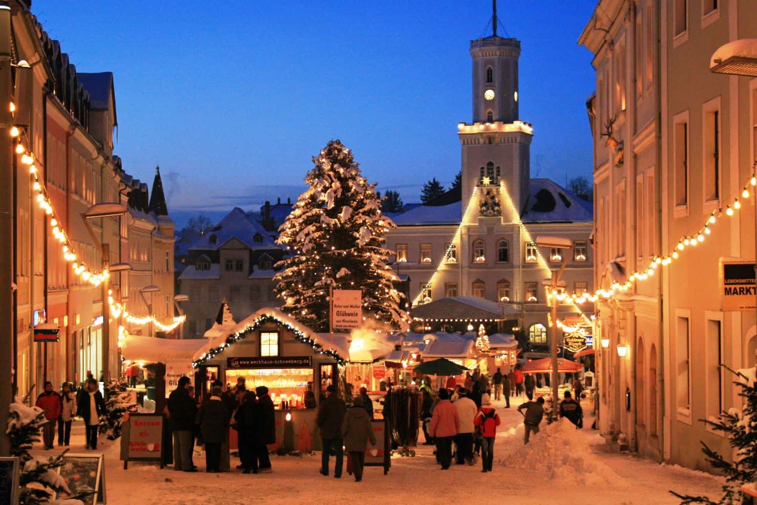 Weihnachtsmarkt in Schneeberg