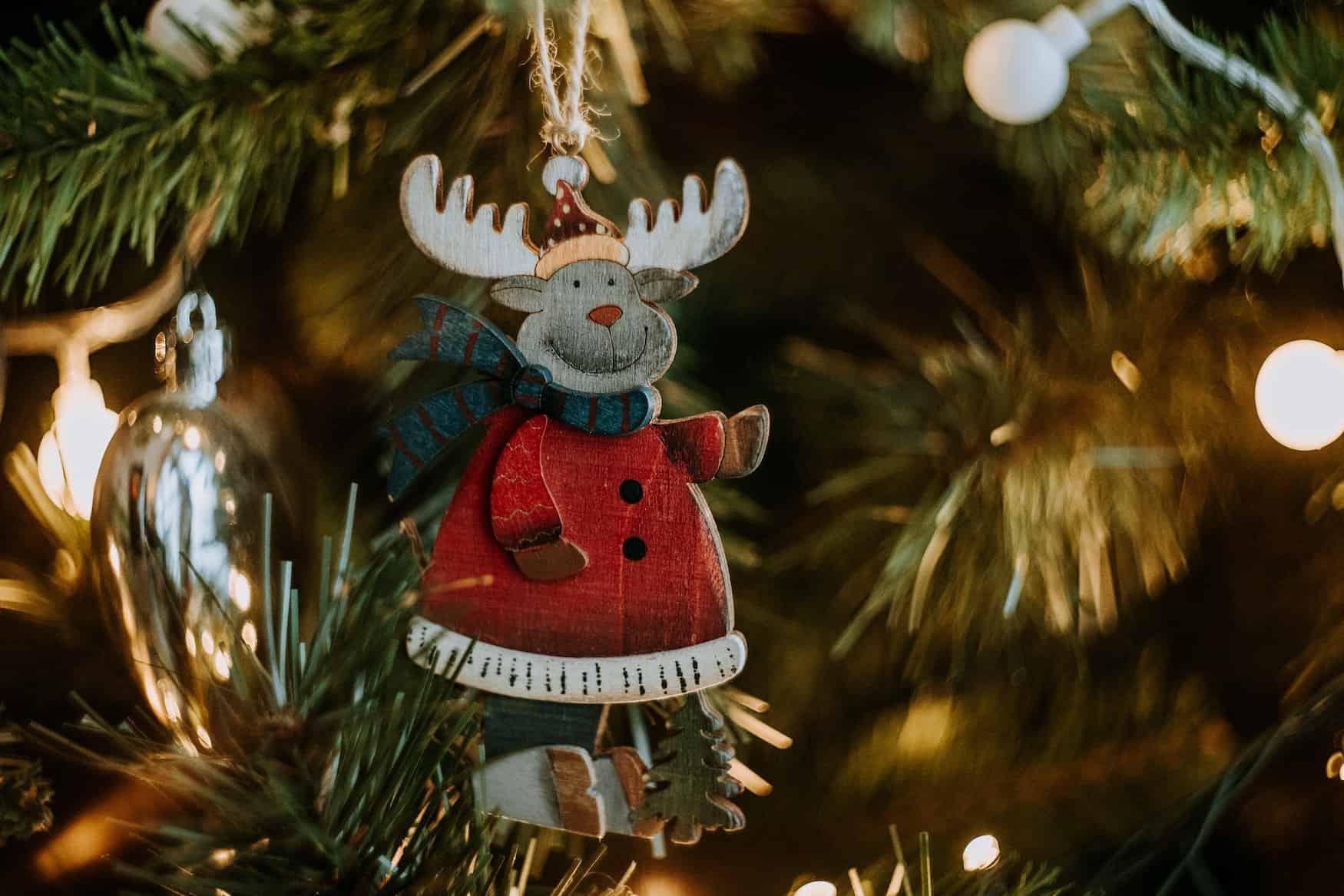 Weihnachtsbaumanhänger Elch