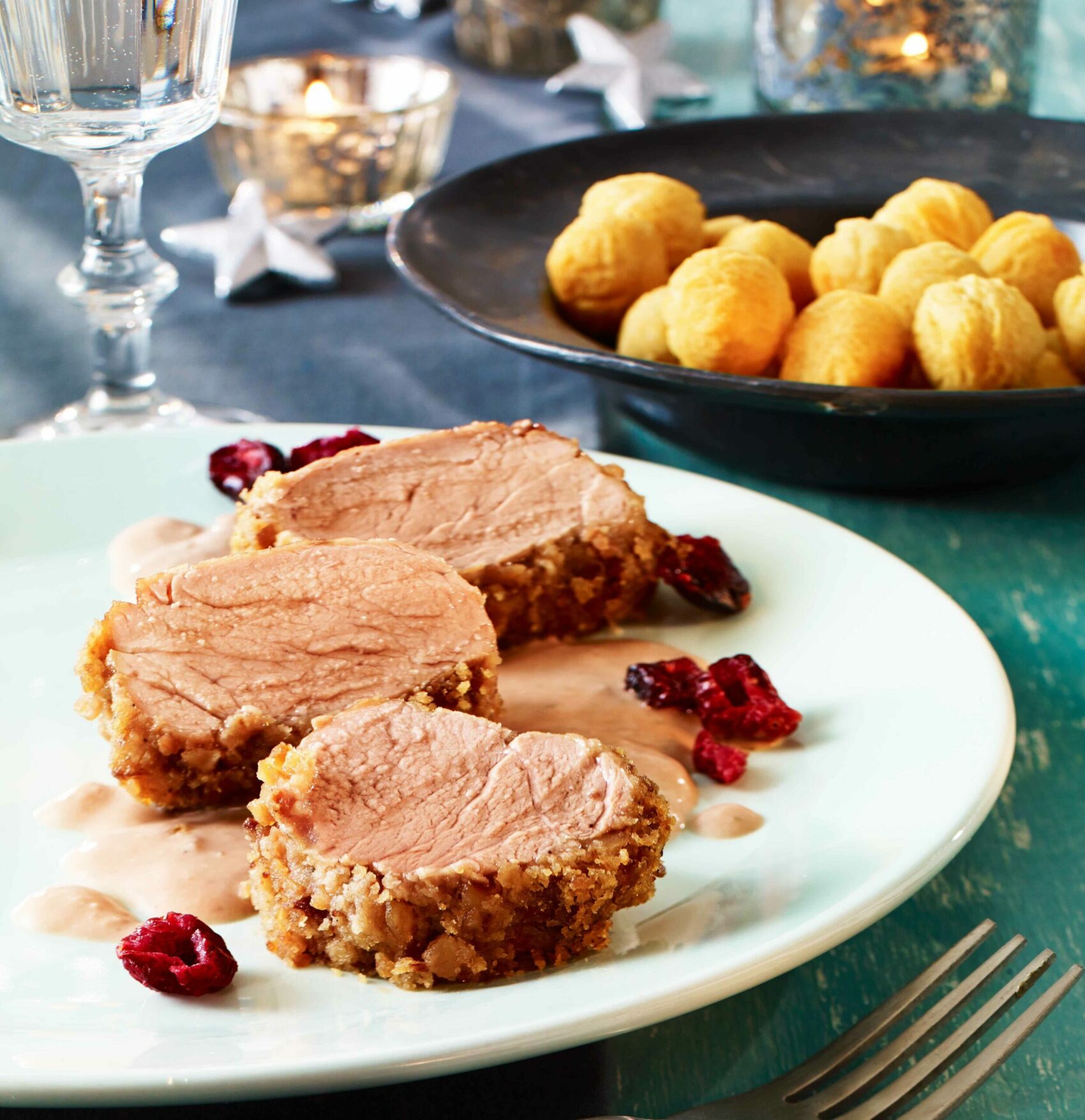 Schweinefilet im Maronenmantel - Weihnachtsmarkt Magazin