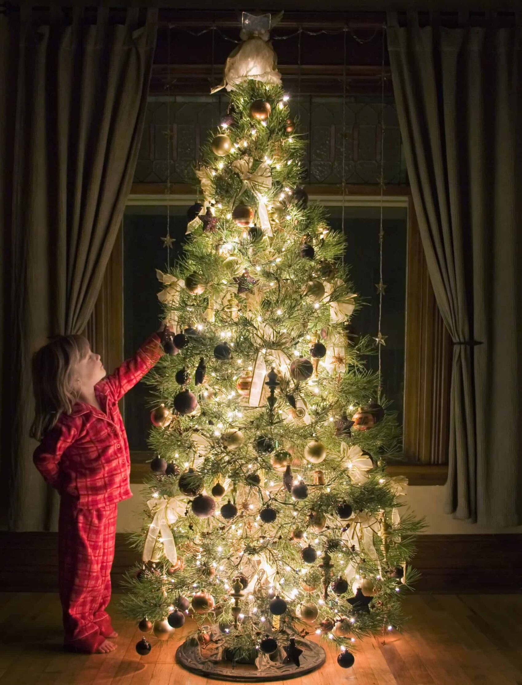 geschmückter Tannenbaum