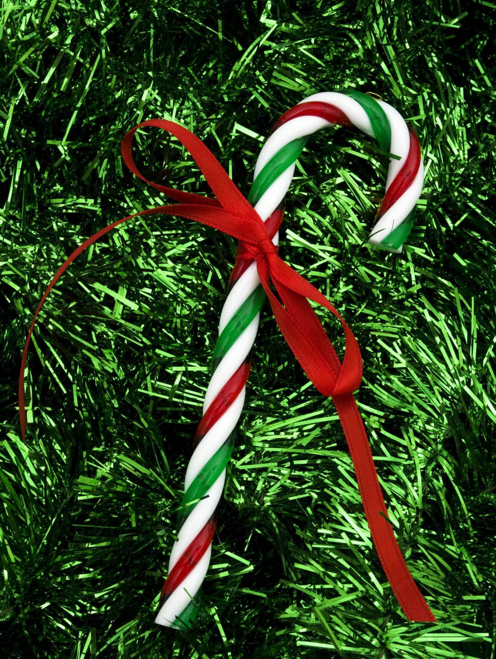 Candy Cane am Weihnachtsbaum