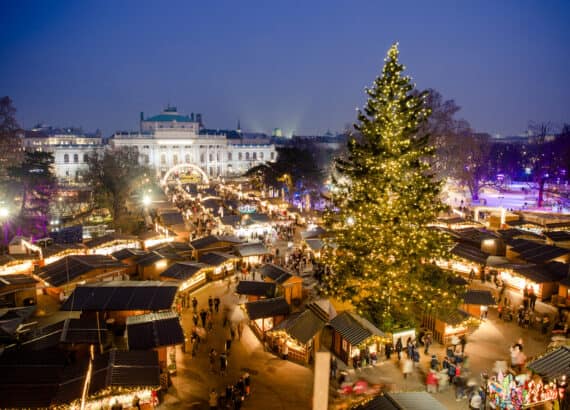 Traditioneller Weihnachtsmarkt in Wien