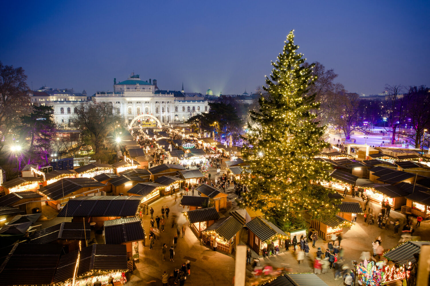 Traditioneller Weihnachtsmarkt in Wien