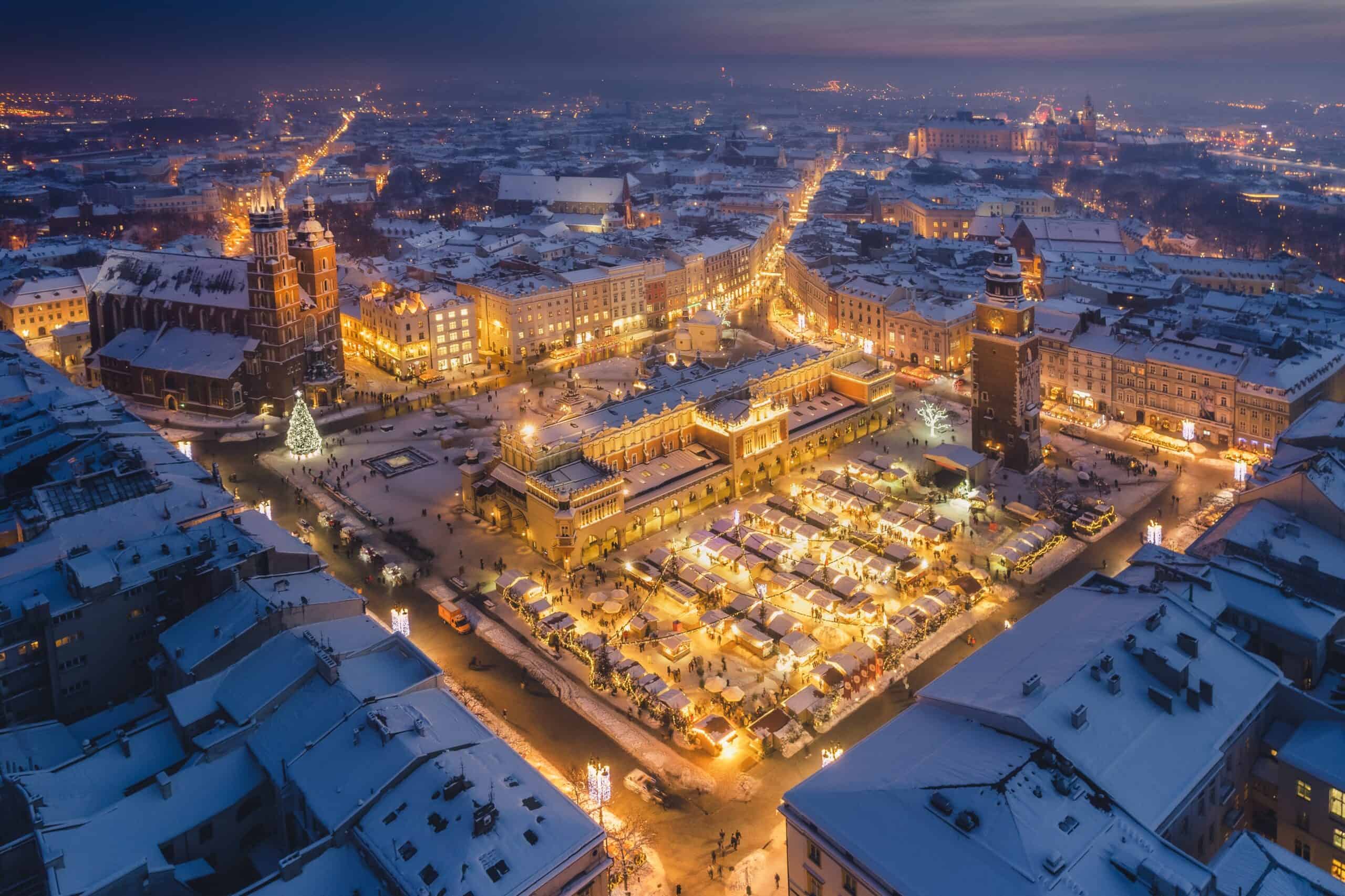 Weihnachtsmarkt Krakau Polen