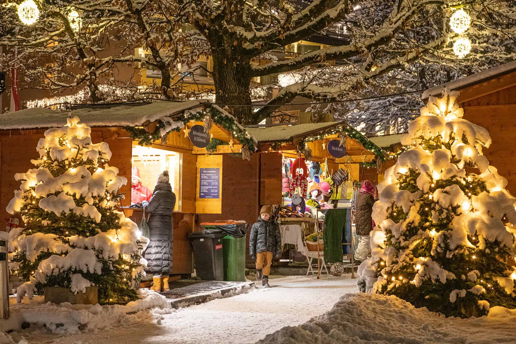 Adventmarkt Bad Hofgastein Gasteiner Tal, Österreich