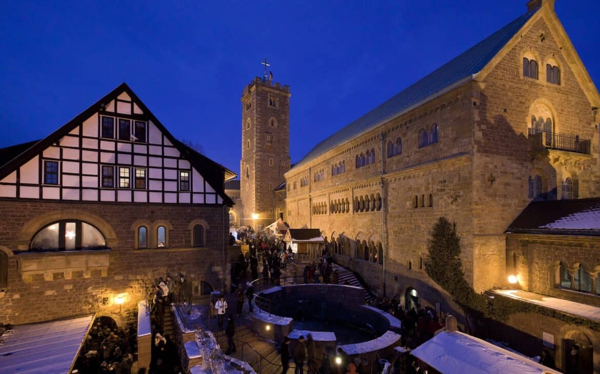 Thüringer Weihnachtsmarkt in Wartburg