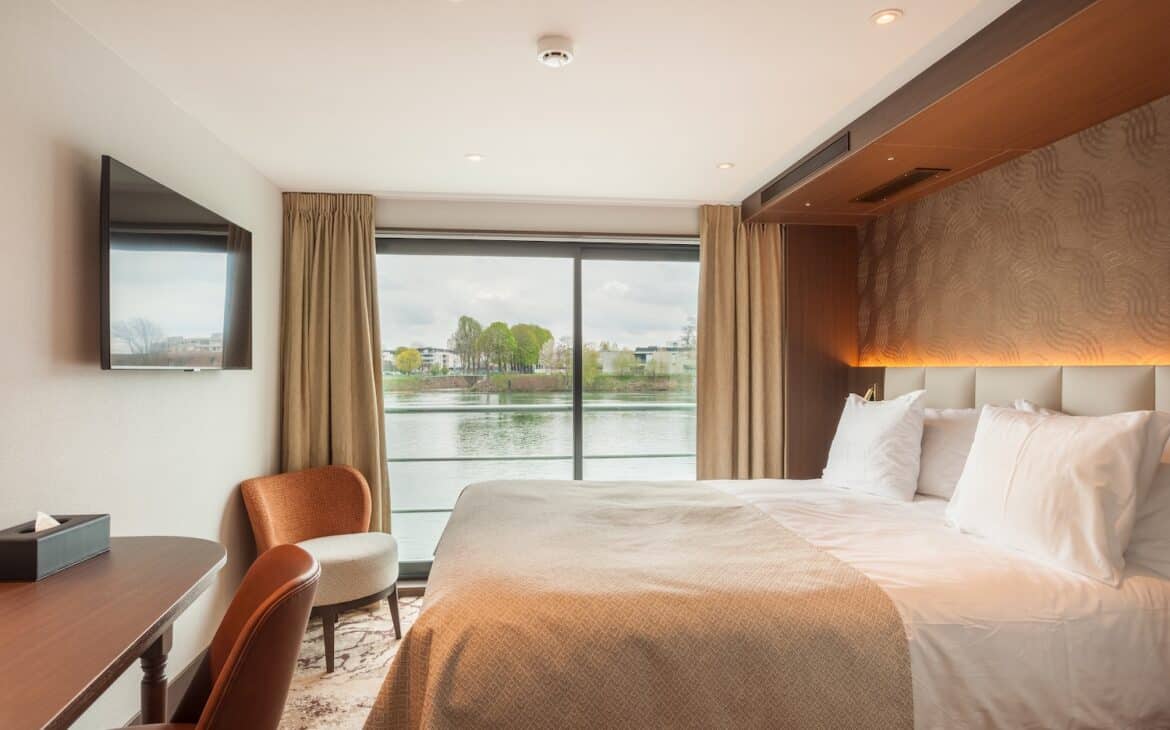 Eine Kabine auf der Thurgau Prestige