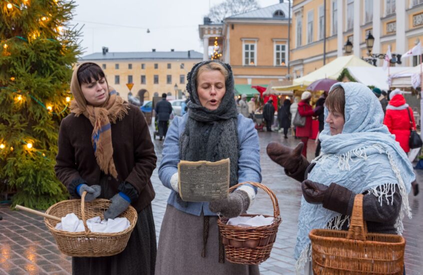 Weihnachtsmarkt Turku The Old Great Square's Christmas