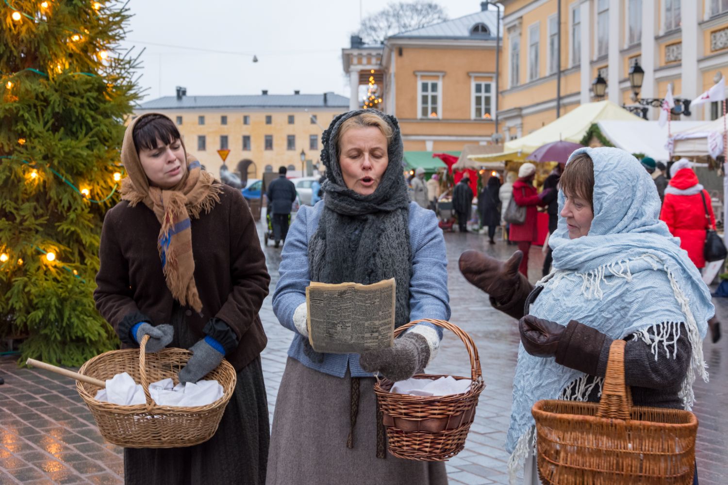 Weihnachtsmarkt Turku The Old Great Square's Christmas