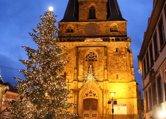 Weihnachtsmarkt St. Wendel mit Dom